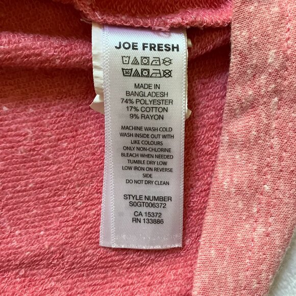 Joe Fresh 3T Long Sleeve Dress Pink Heathered Elastic Waist Kids Dress - Picture 4 of 16